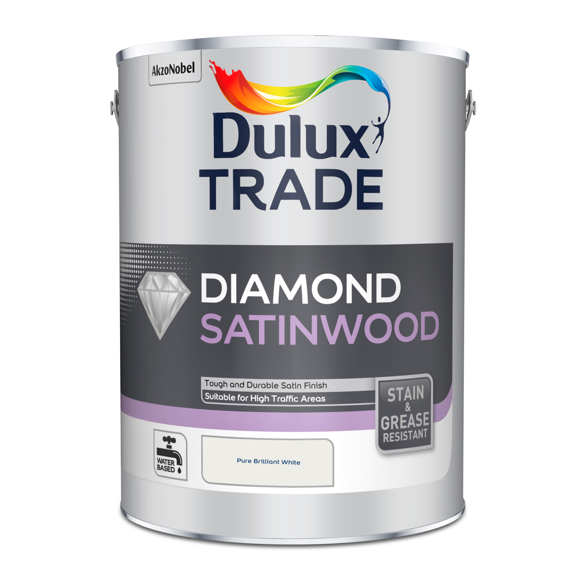 Dulux Trade Diamond Satinwood - Pure Brilliant White