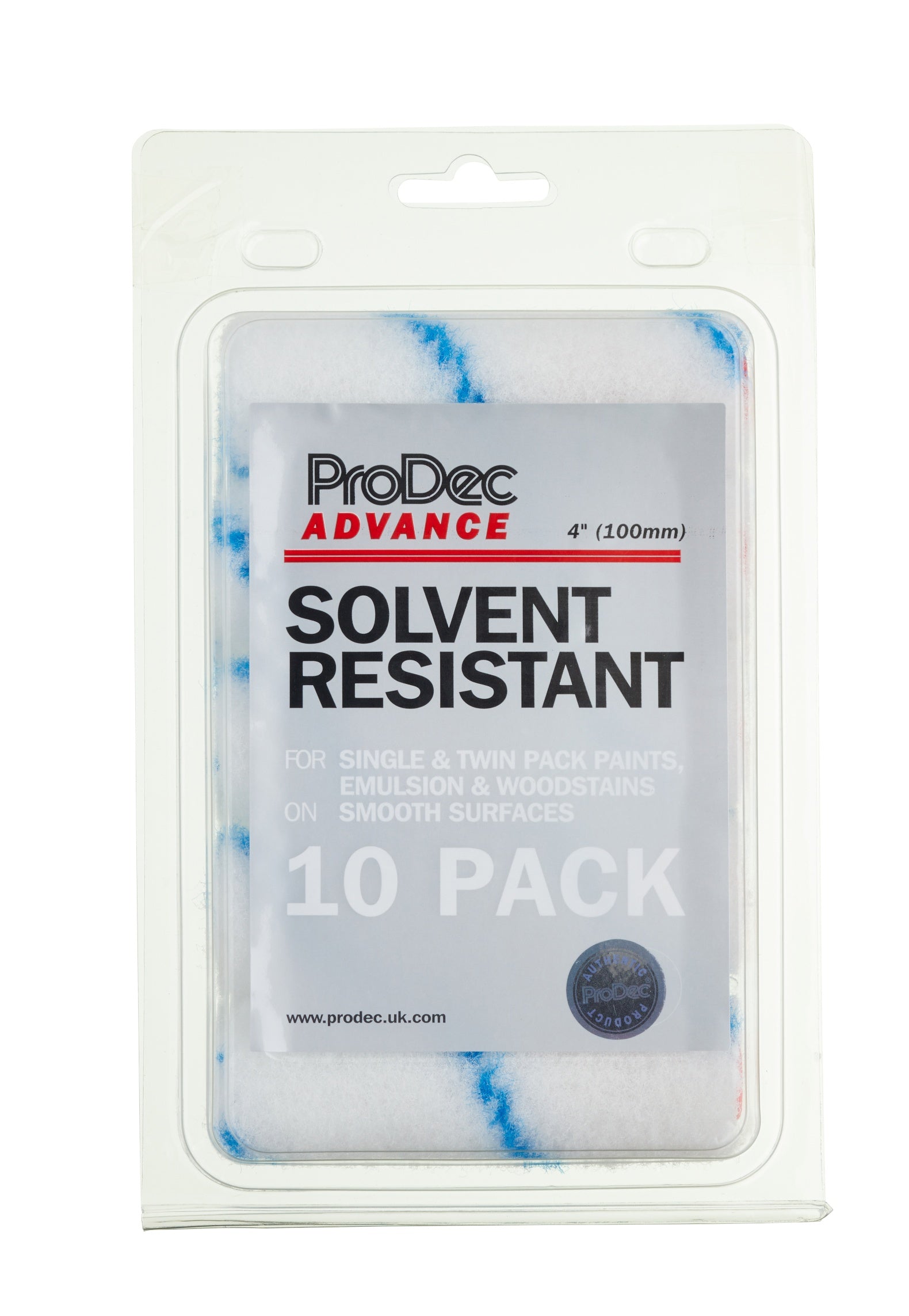 Prodec Advance 4" Solvent Resistant Mini Roller Sleeves (10pk)