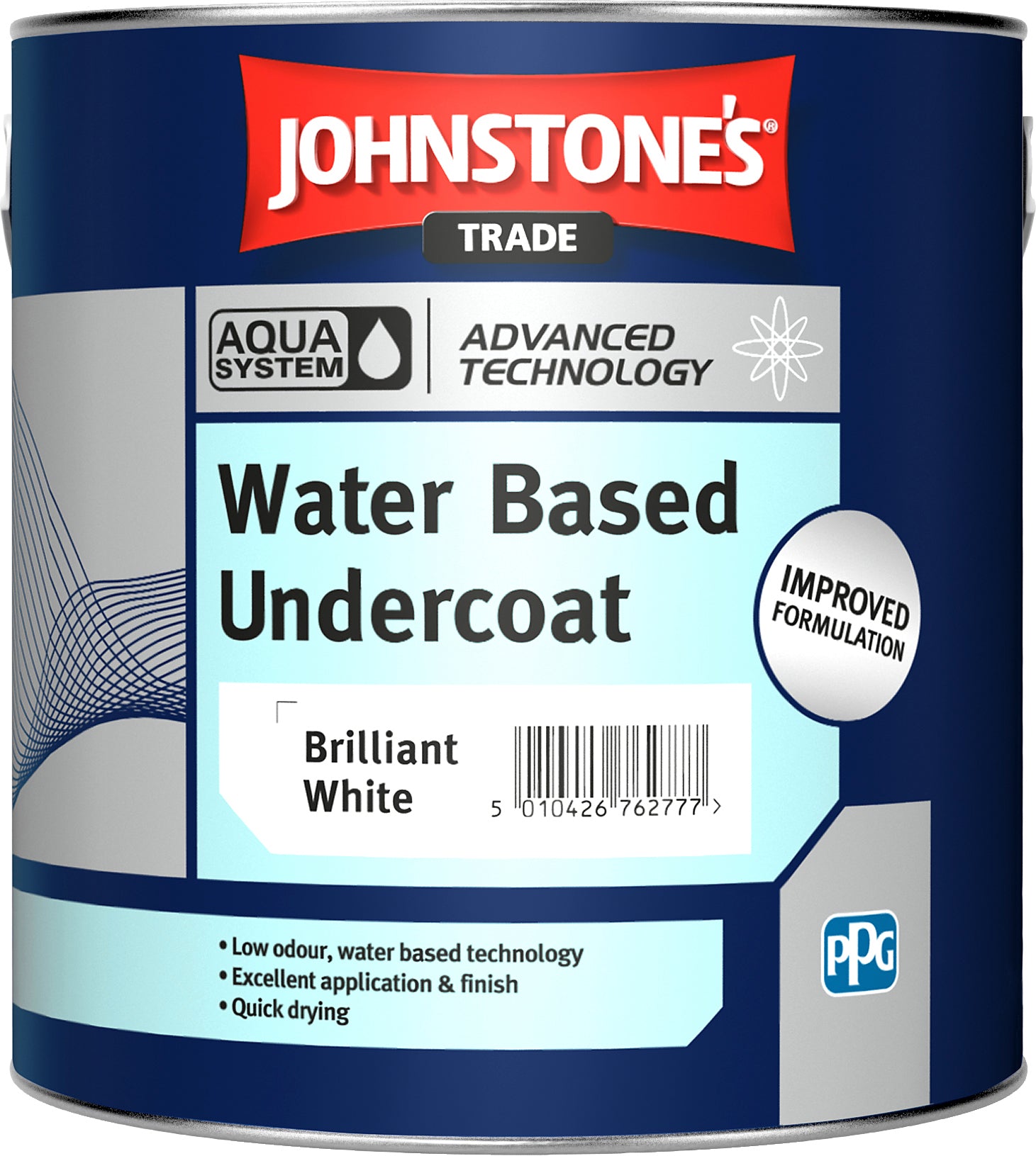 Johnstones Water Based Undercoat - Brilliant White