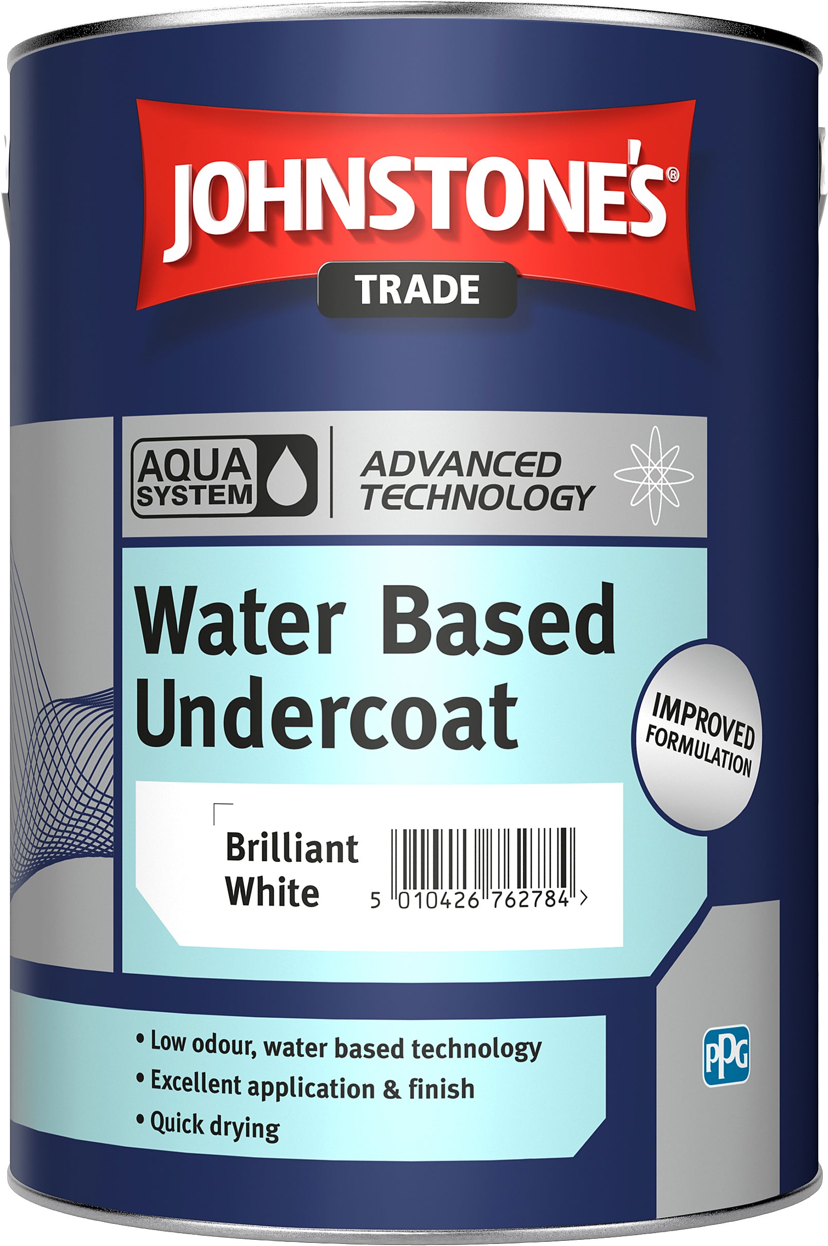 Johnstones Water Based Undercoat - Brilliant White