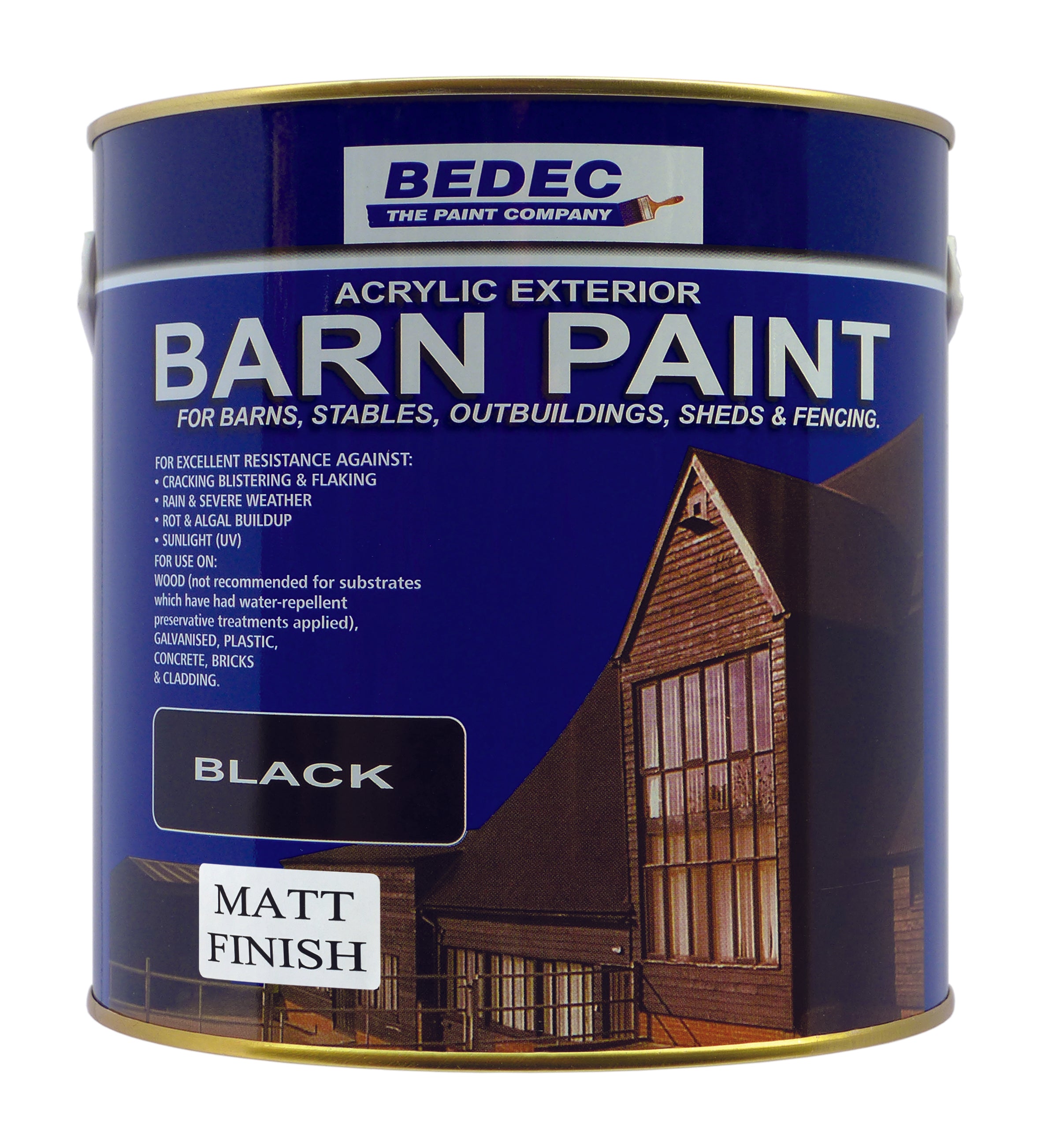 Bedec Barn Paint Black