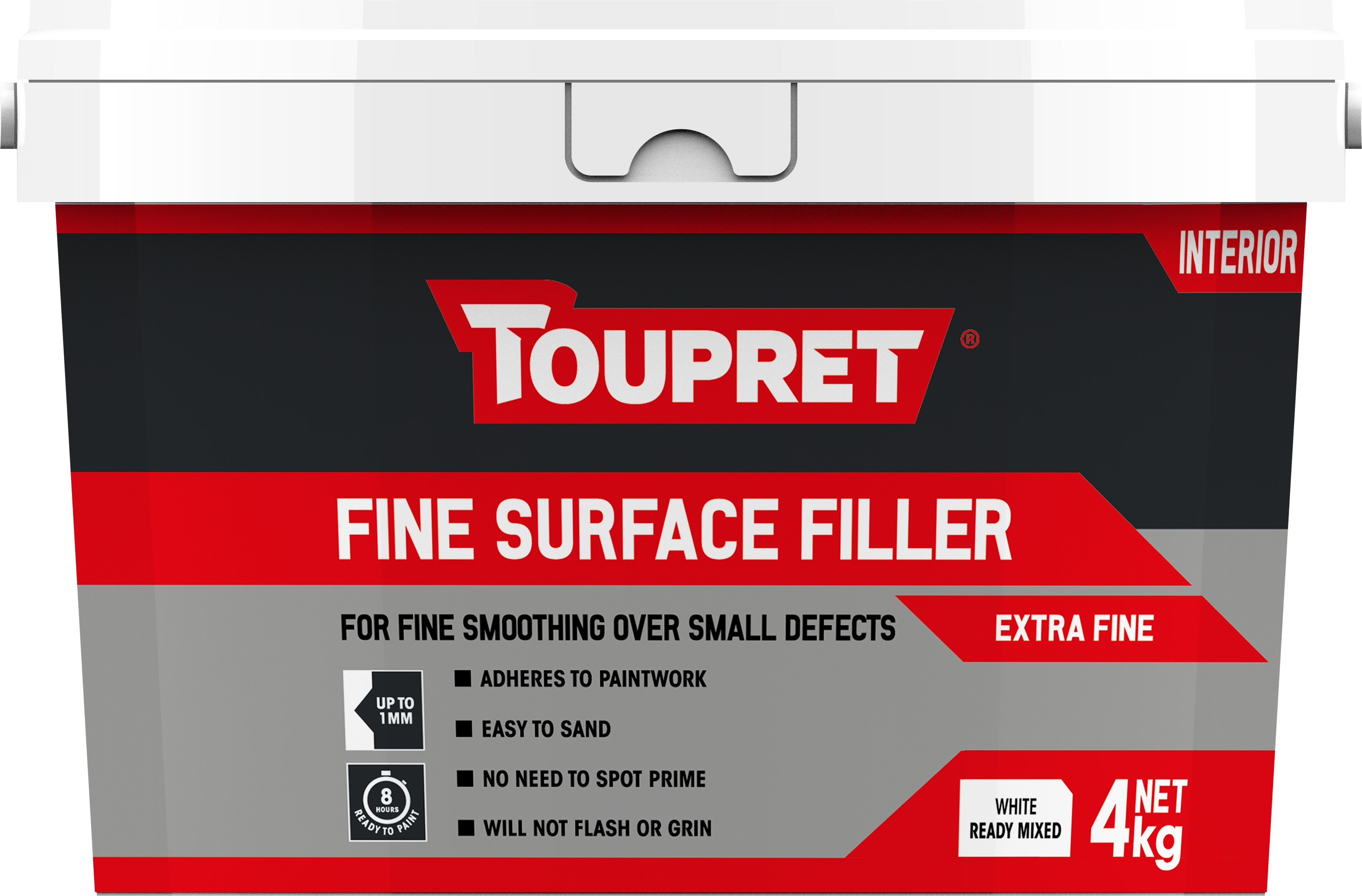 Toupret Ready Mixed Fine Surface Filler - Extra Fine