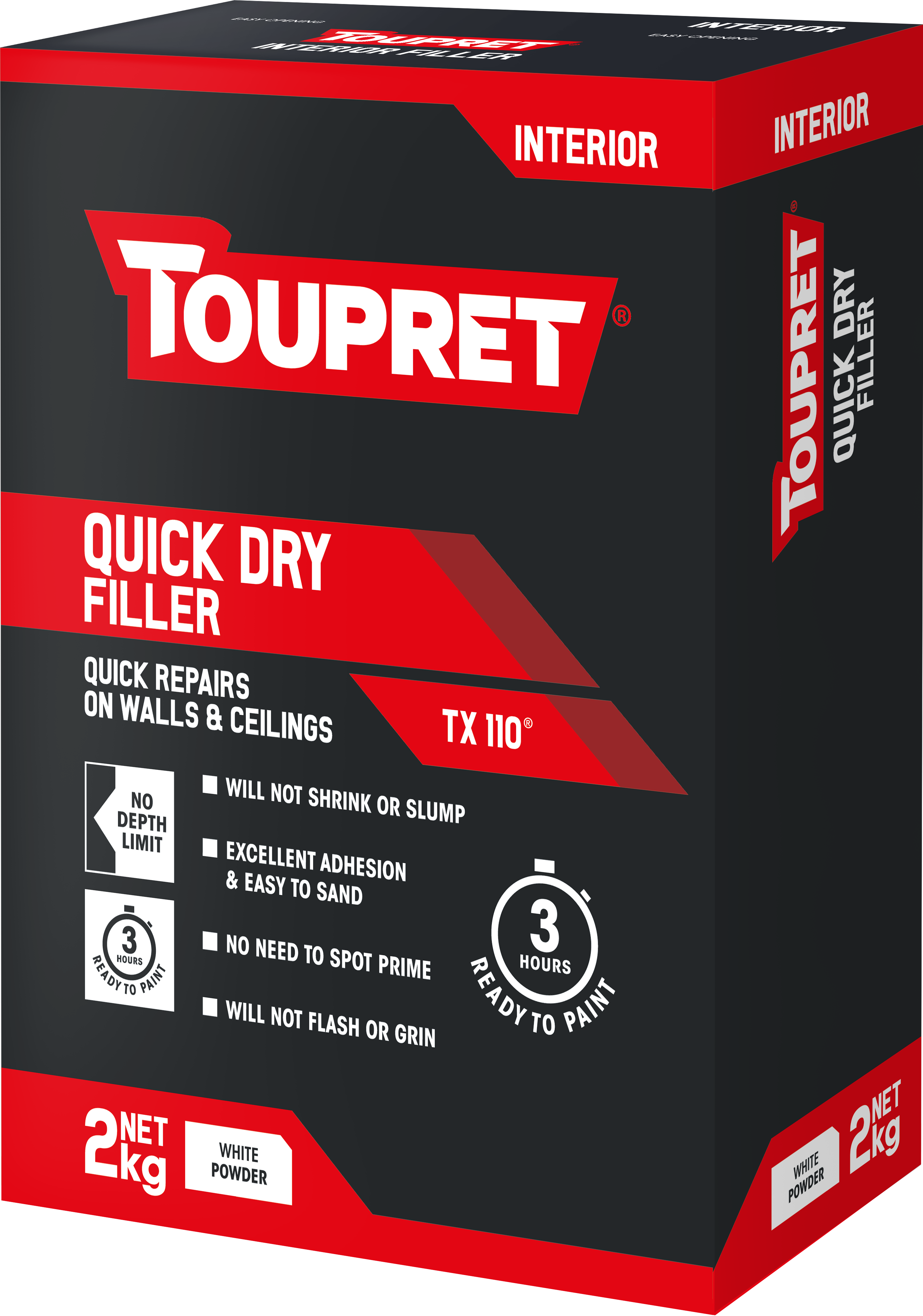 Toupret Quick Drying Interior Filler - TX110